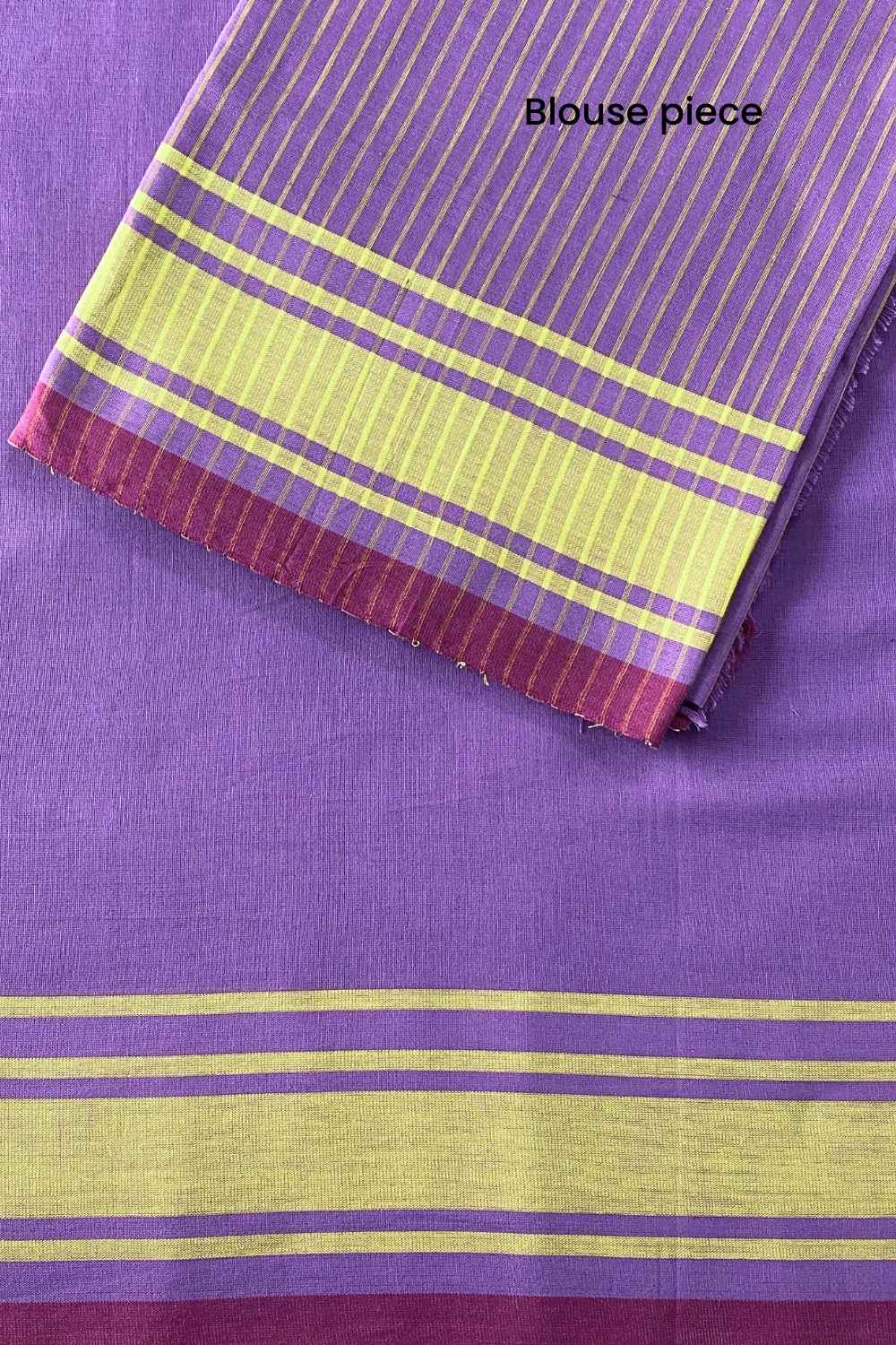 Pihu - Handwoven Pure Mulmul Cotton Saree