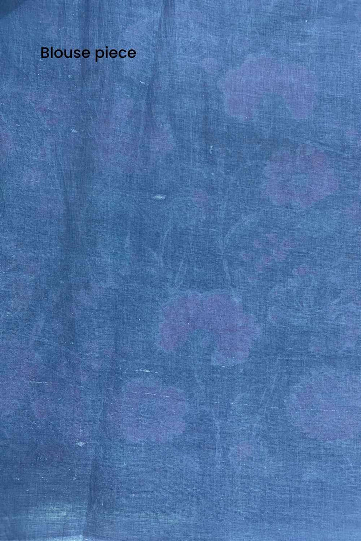 Breeze & Bloom Printed Mulmul Cotton Saree