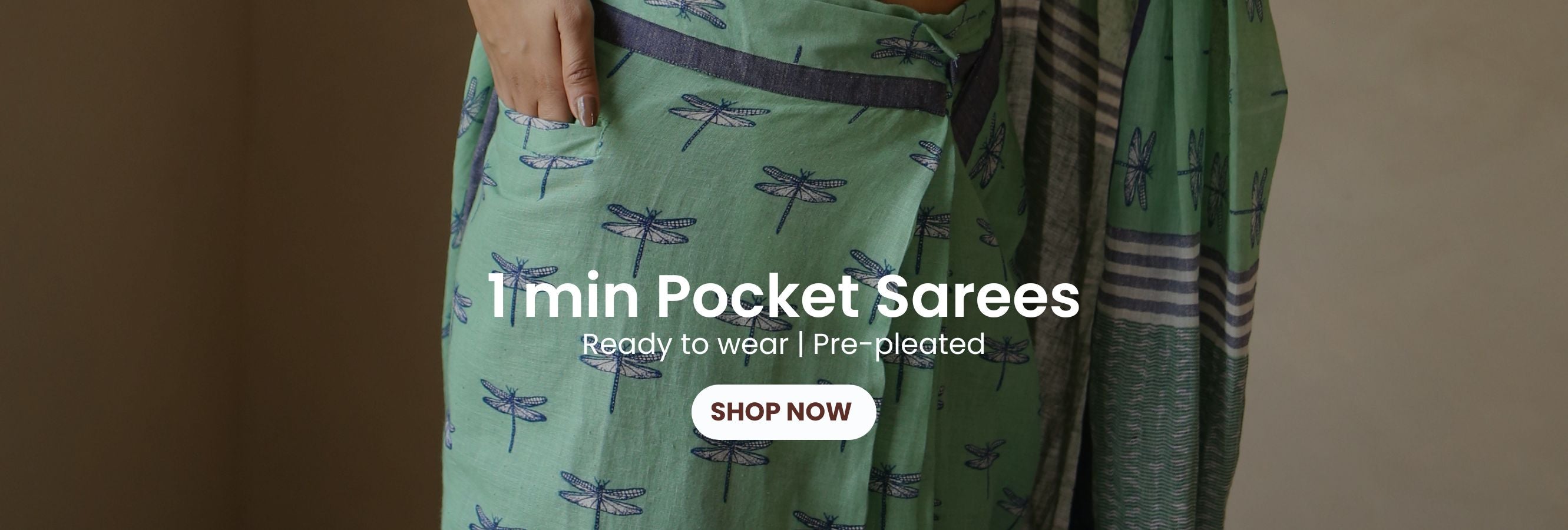 pocket saree