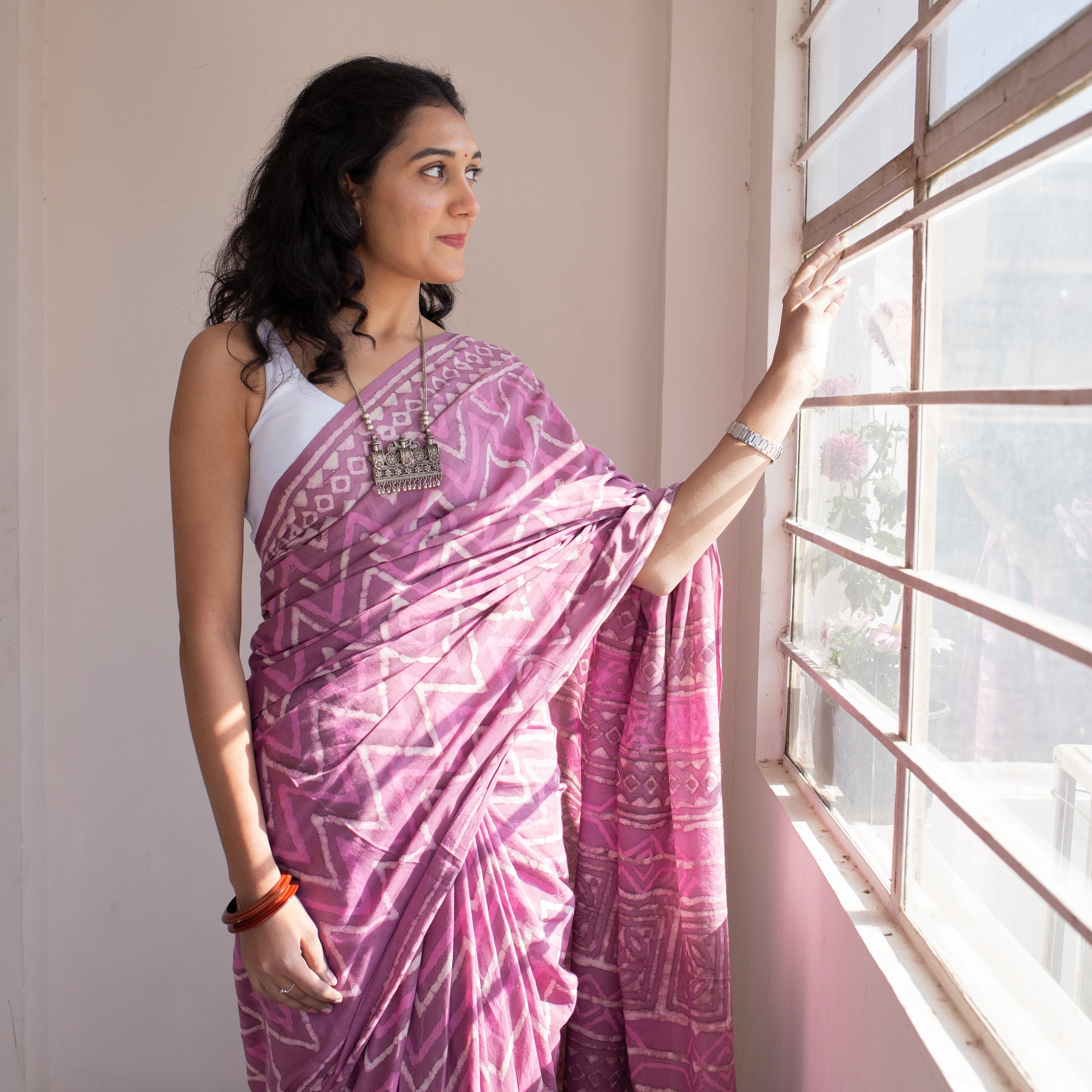 Mulmul Cotton Block Print Sarees: A Canvas of Folklore and Traditions