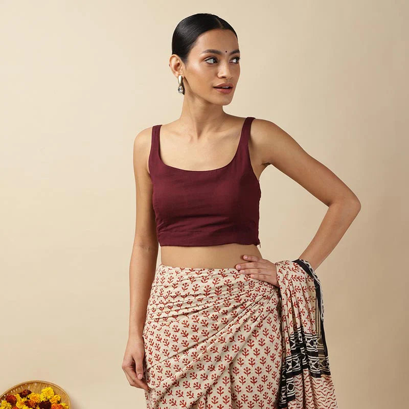 Pre-Draped Sarees with Western Blouses: The Fusion Trend to Try