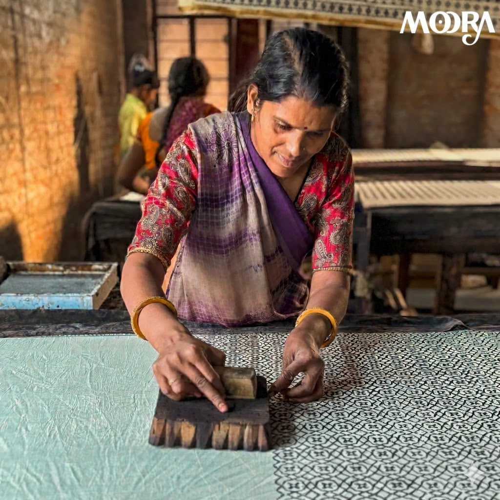 Discovering the process of Block to Body: the story of block print Saree