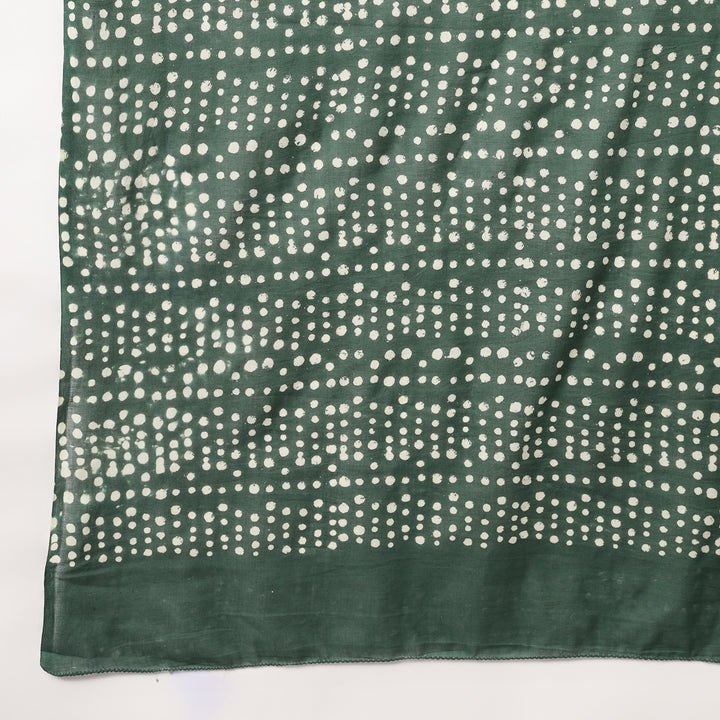 Birdsong - Hand Block Print Mulmul Cotton Bagru Saree