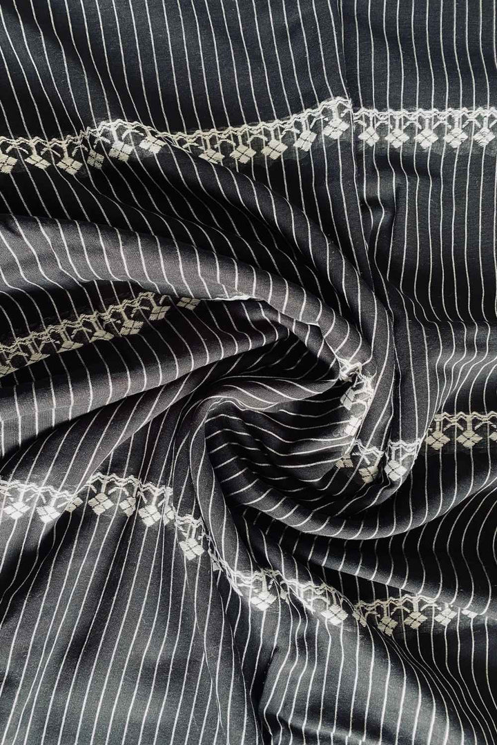 Moonlight Handwoven Mulmul Cotton Saree