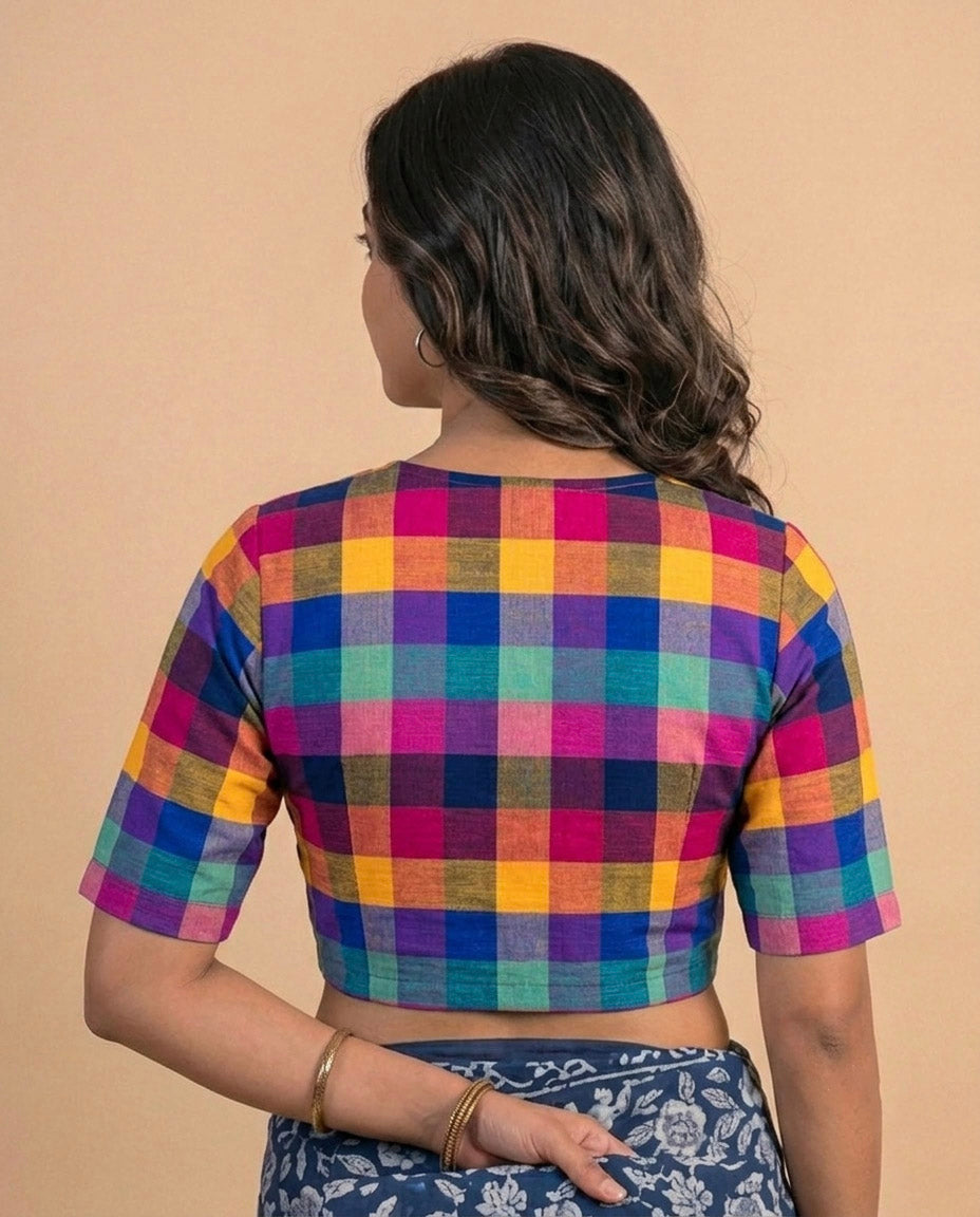 Timeless Blouse with Peter Pan Collar - Multicolor