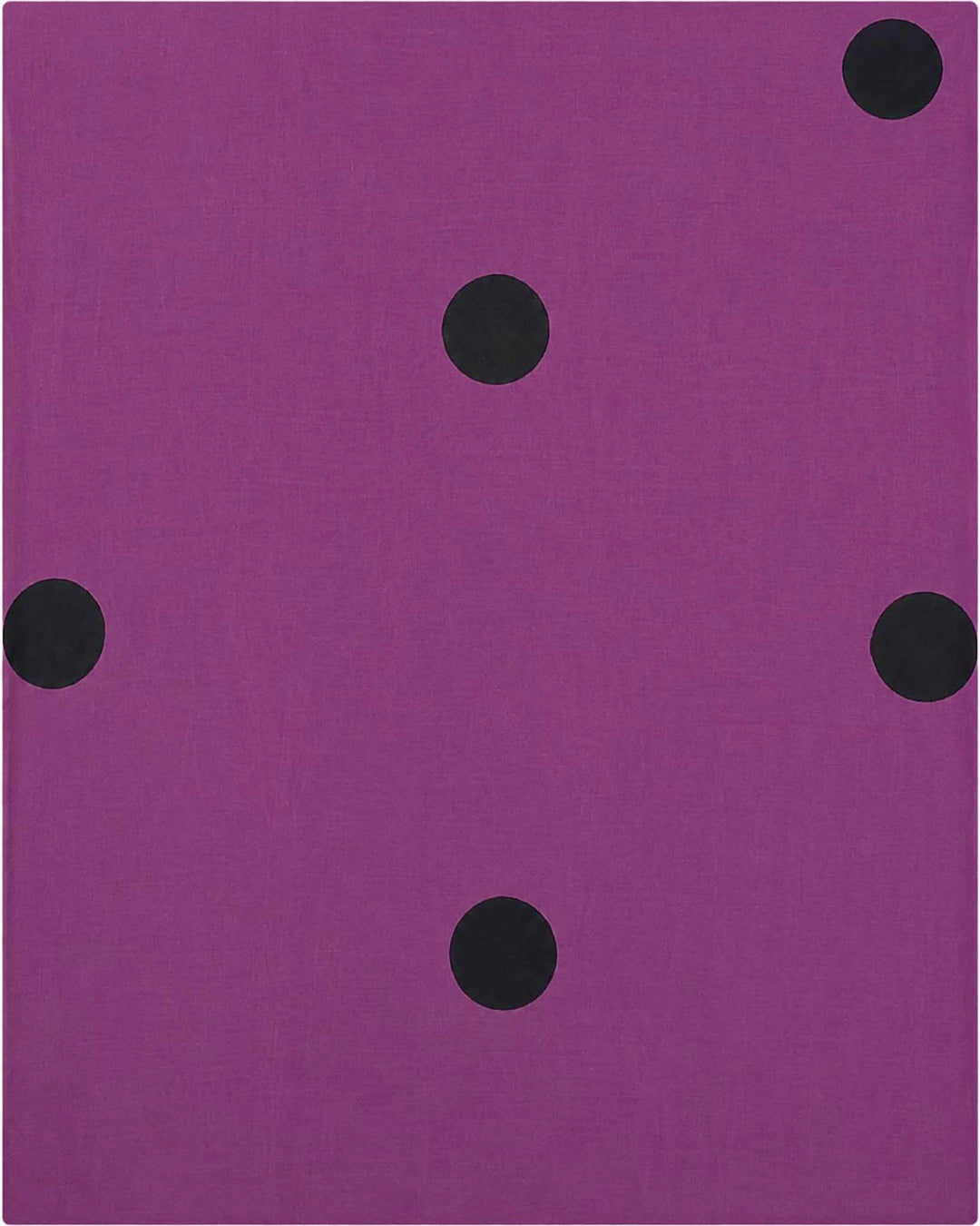 Purple Polka Hand Block Print Mul Mul Cotton Saree