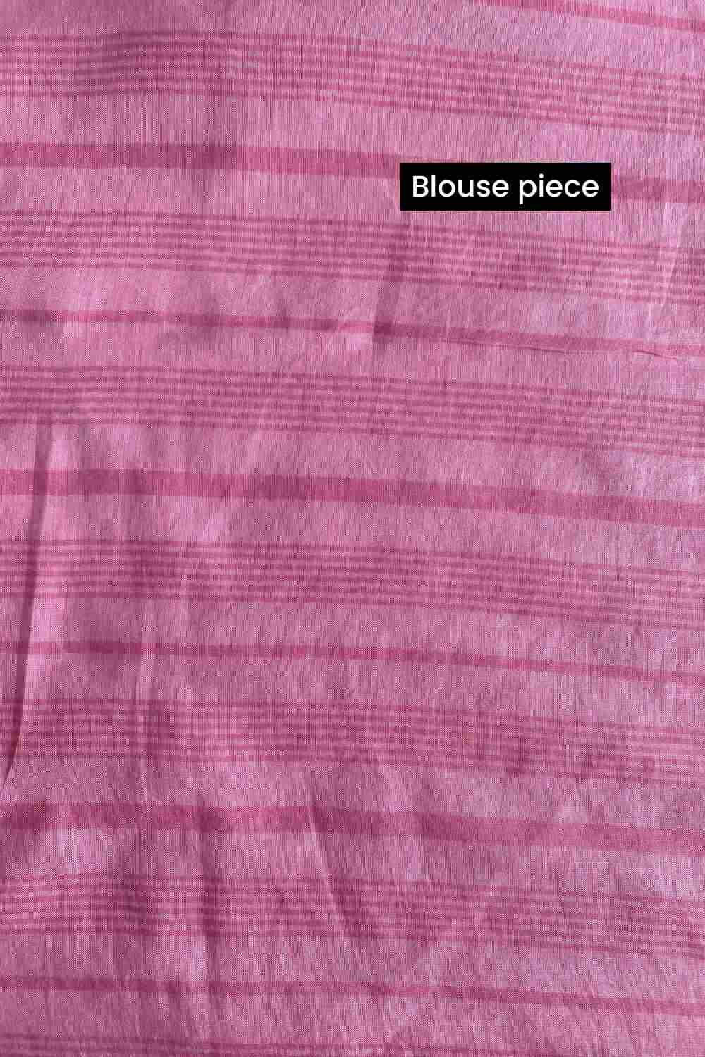 Rose-tinted memories Printed Mulmul Cotton Saree