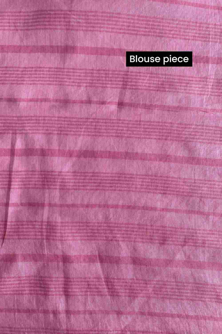 Rose-tinted memories Printed Mulmul Cotton Saree