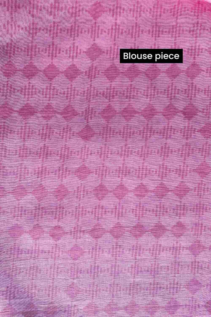 Postcards from Past Printed Mulmul Cotton Saree