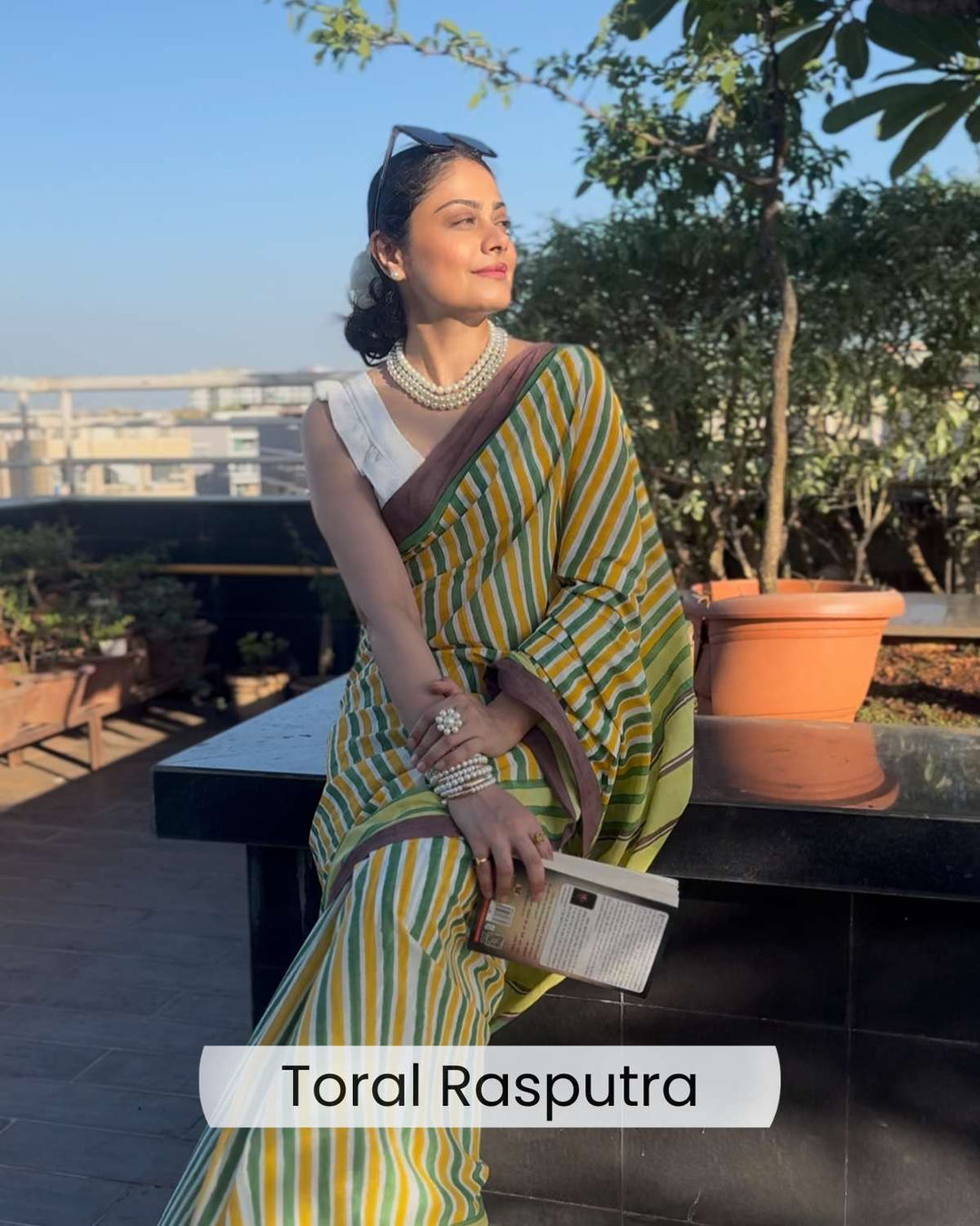 Retro Rani Hand Block Print Mulmul Cotton Saree