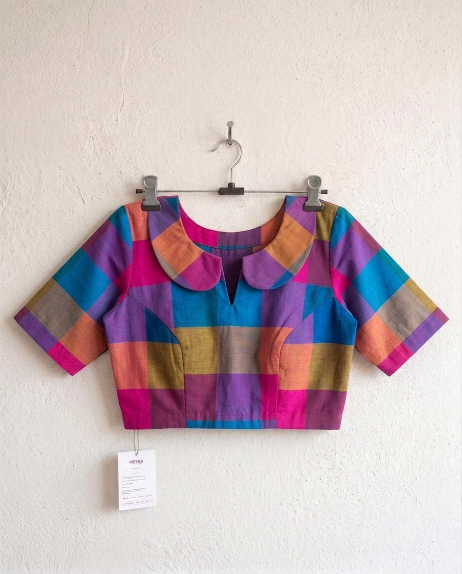 Timeless Blouse with Peter Pan Collar - Multicolor 4