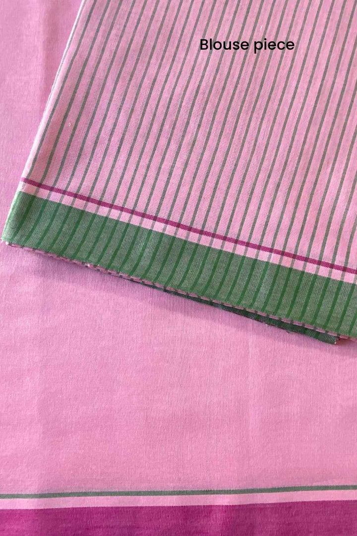 Seher - Handwoven Pure Mulmul Cotton Saree