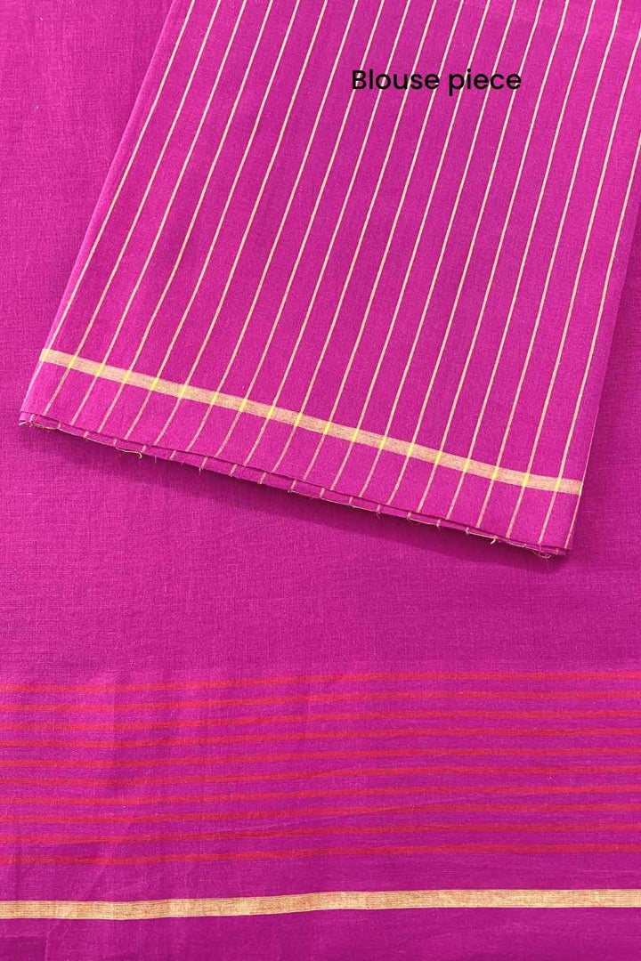 Meher -  Handwoven Pure Mulmul Cotton Saree