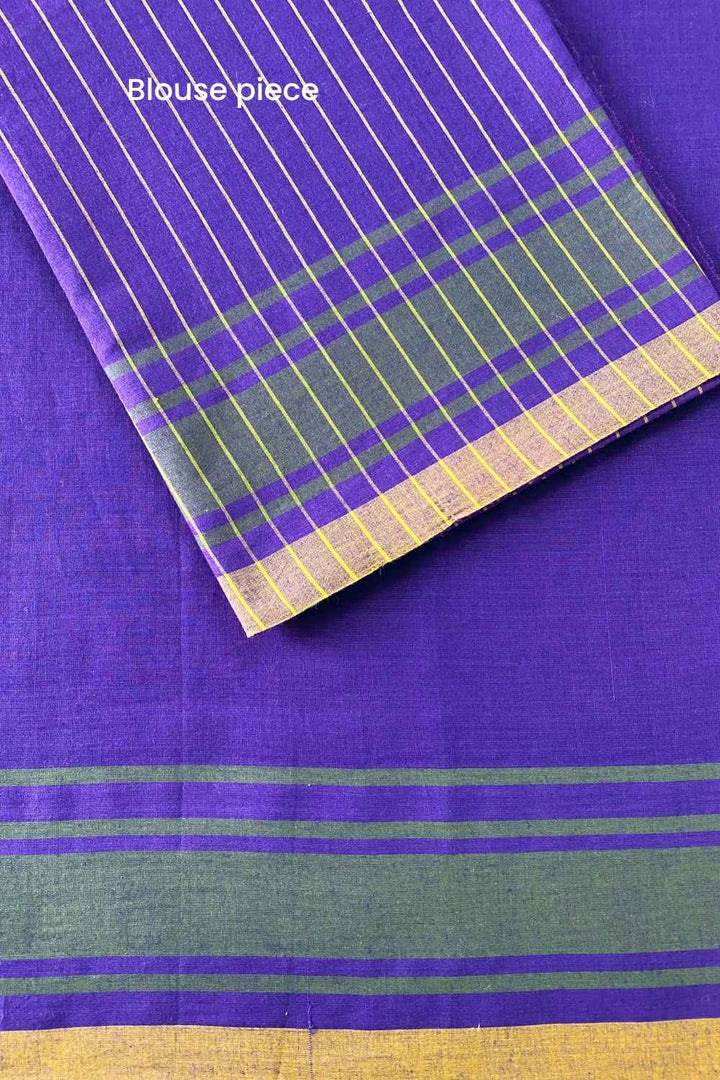 Saanj - Handwoven Pure Mulmul Cotton Saree