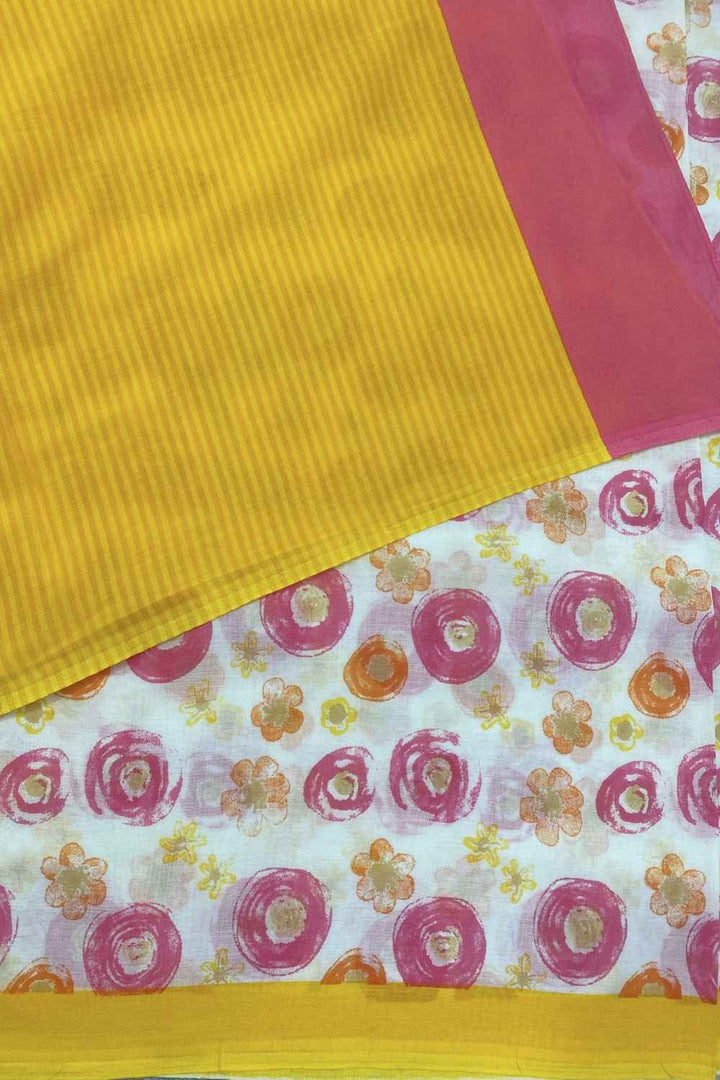 Sun-kissed Printed Mulmul Cotton Saree