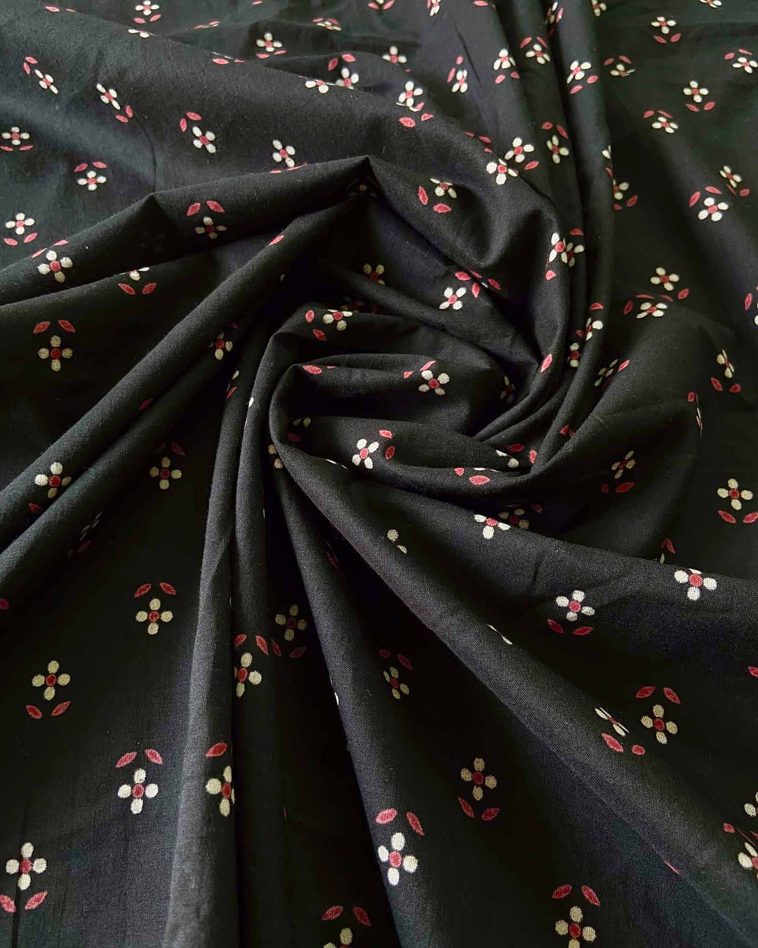 All Day Comfort Black Cotton Full Sleeve Blouse