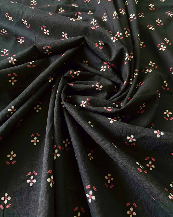 All Day Comfort Black Cotton Full Sleeve Blouse