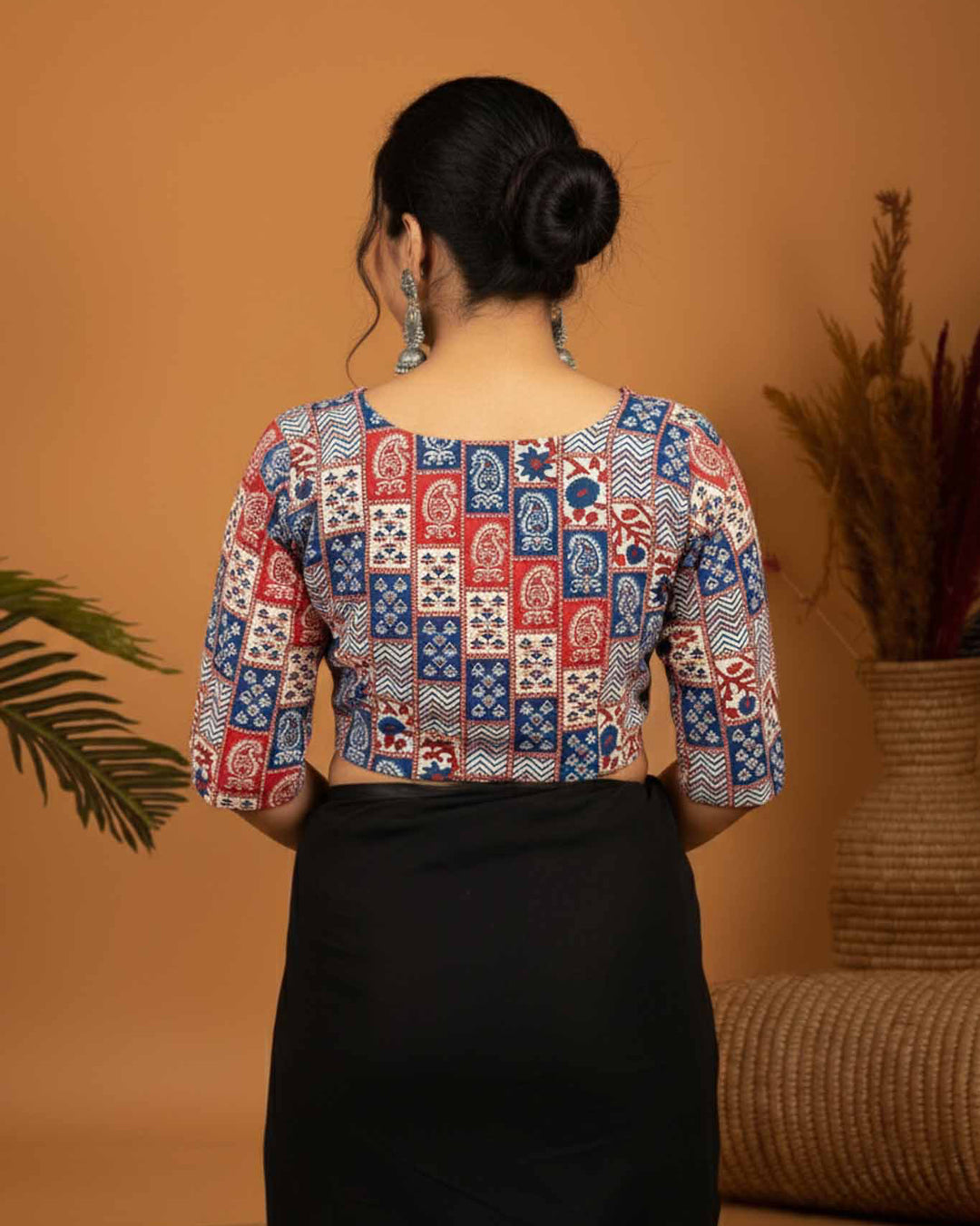 Indie Fusion Cotton Angrakha Style Blouse