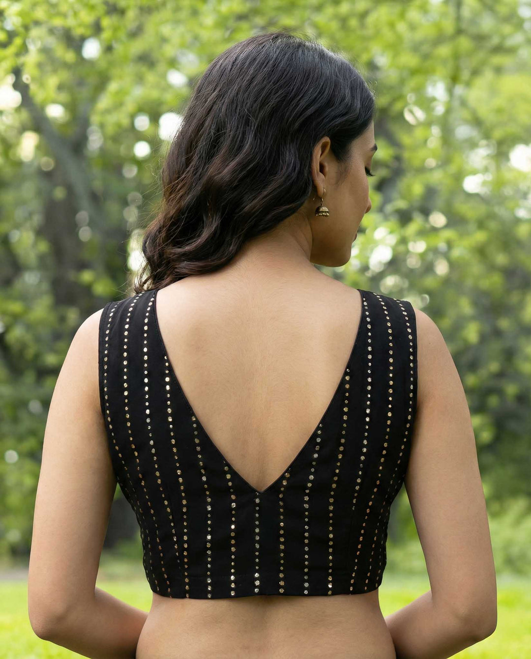 Starlit Slit Saree Blouse Combo (Pack of 2)