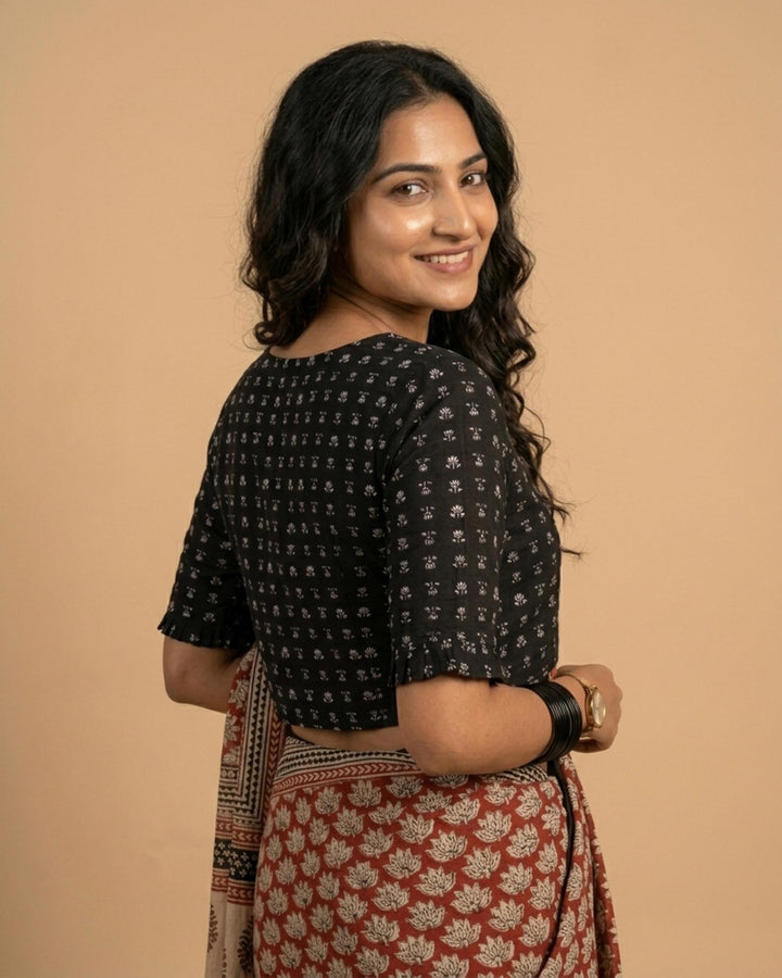 Printed Essentials Trio - Cotton Blouse Combo (Pack of 3)