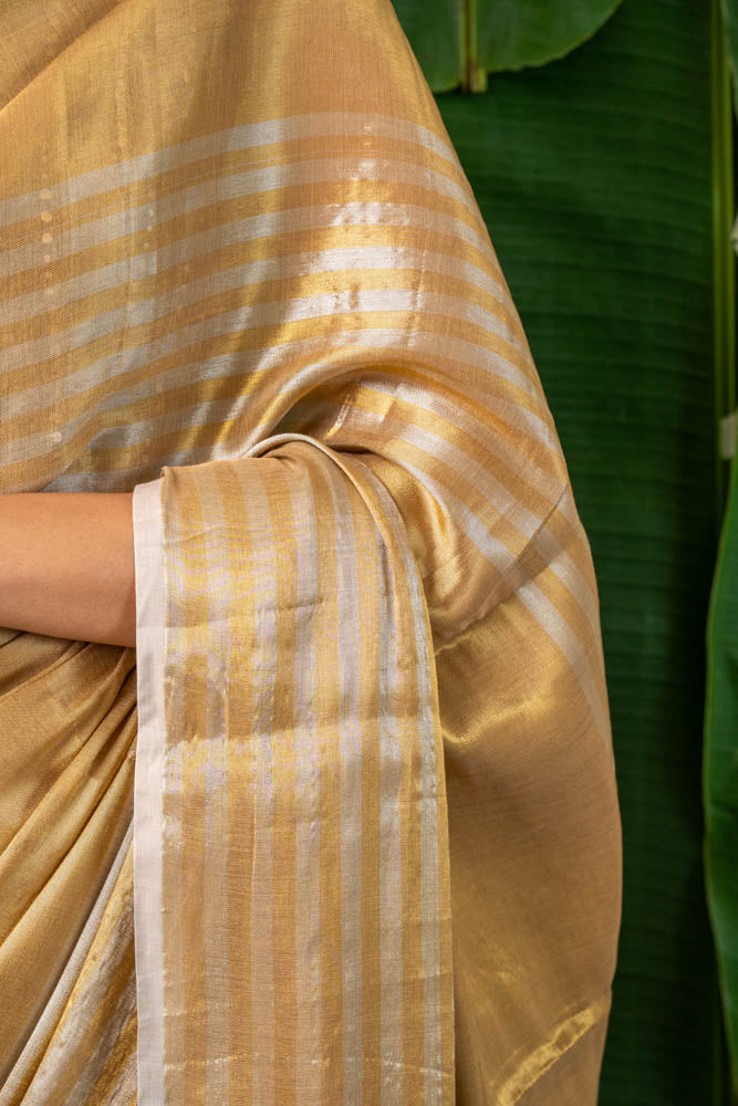 Suvarna - Gold Woven Tissue Saree