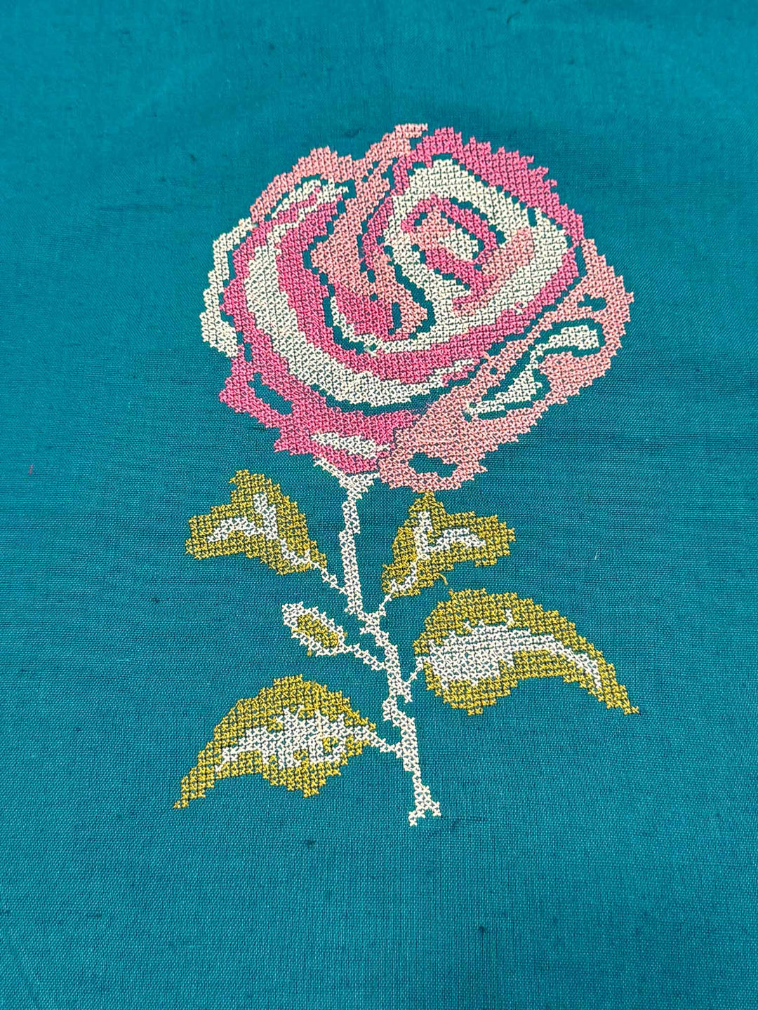 Gul Cotton Pant and Kurta Set with Floral Embroidery