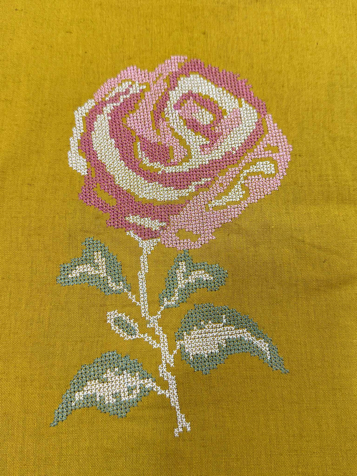 Gul Cotton Pant and Kurta Set with Floral Embroidery