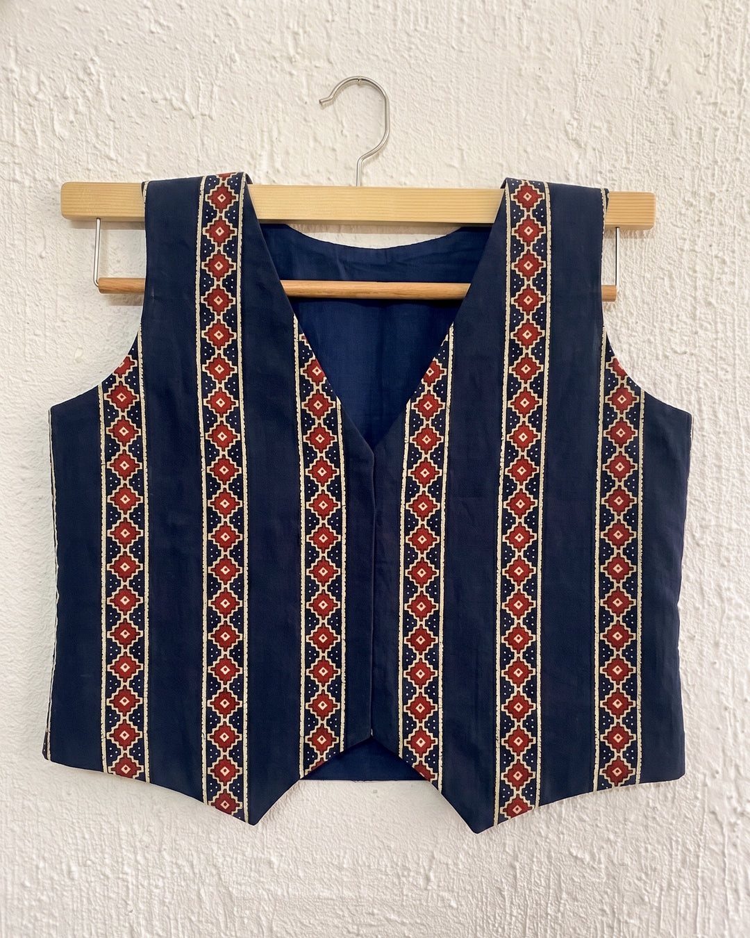 Desk to Dinner Black Cotton Vest Blouse