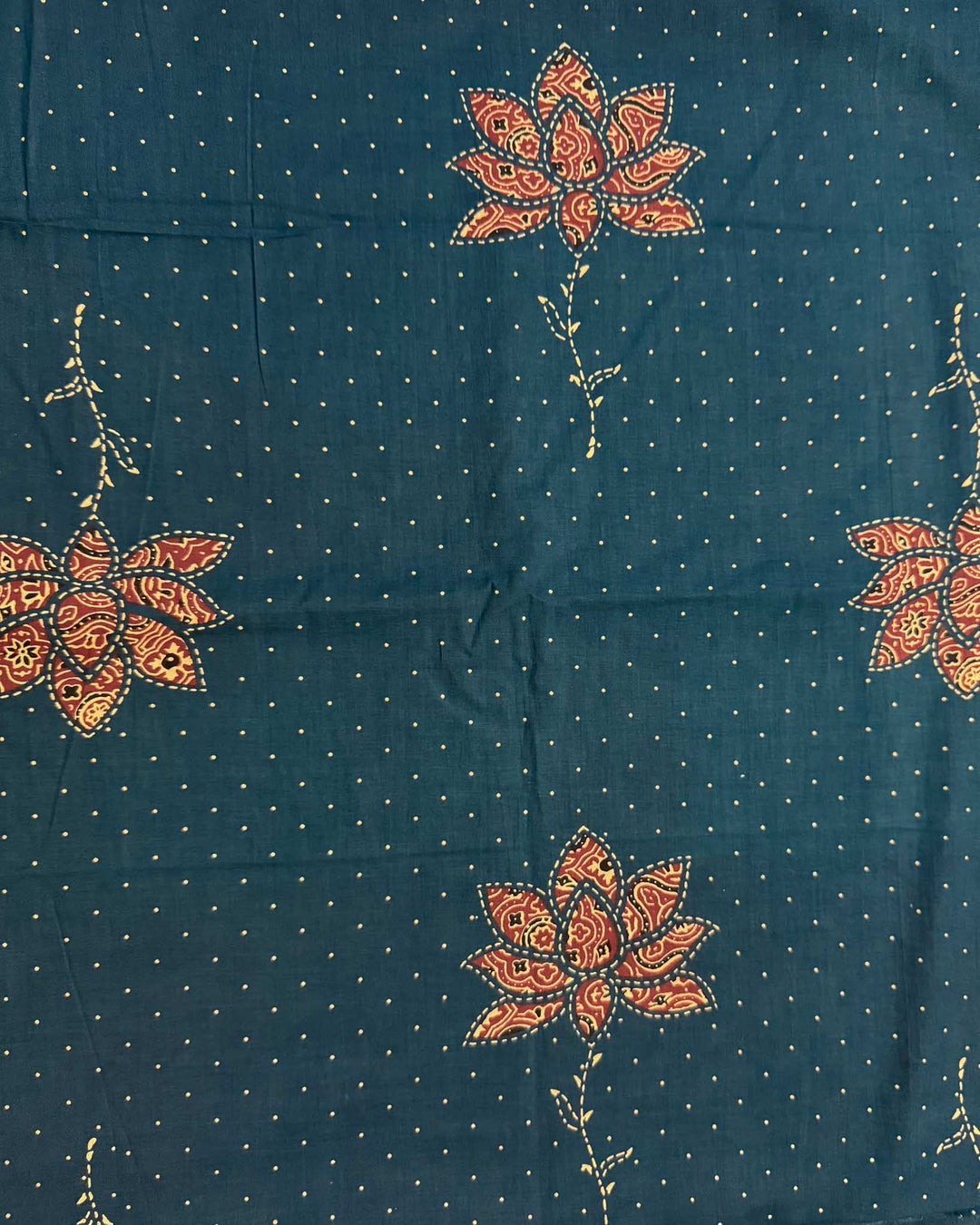 Noor Cotton Corset Blouse in Blue