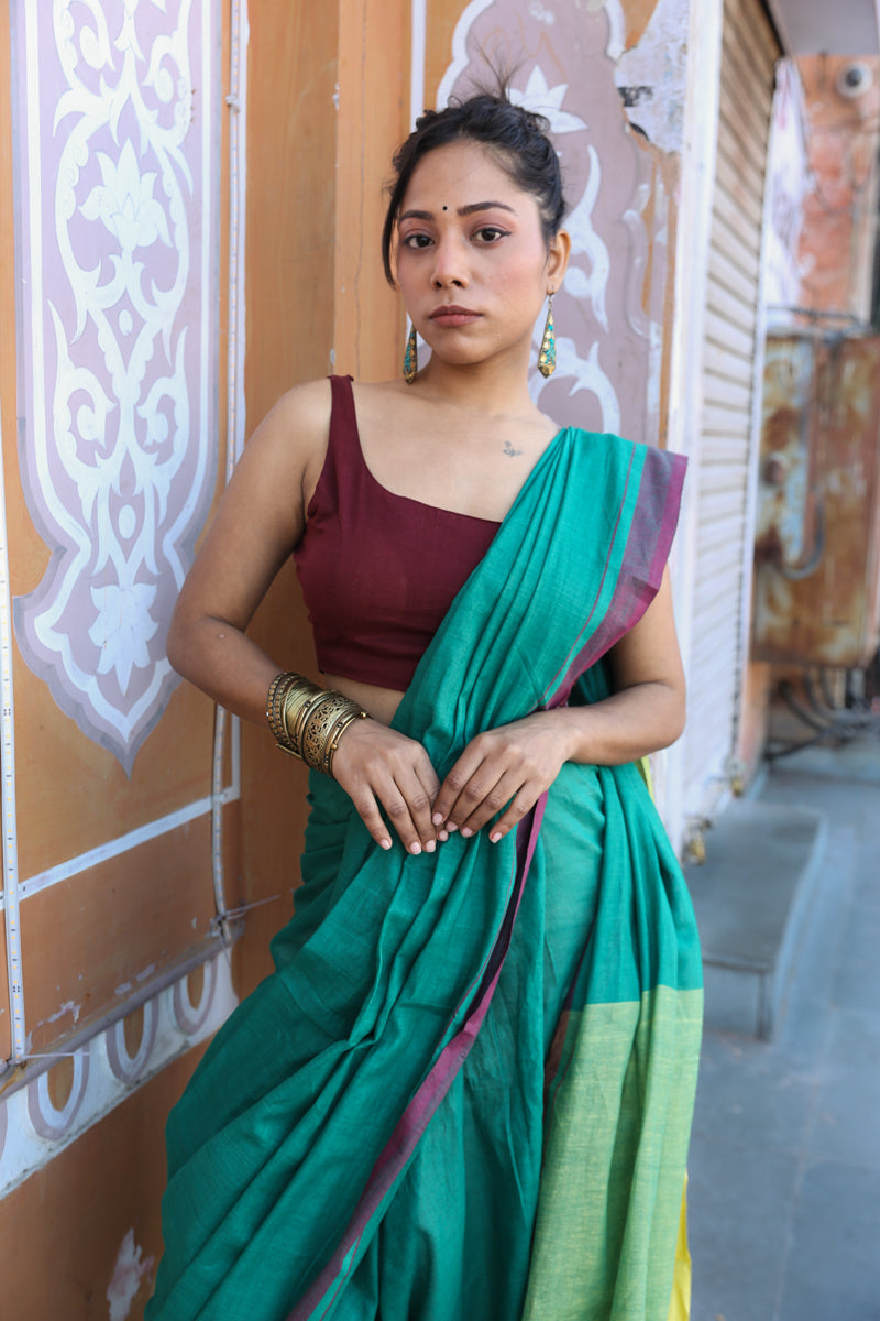 Khayal - Handwoven Pure Mulmul Cotton Saree