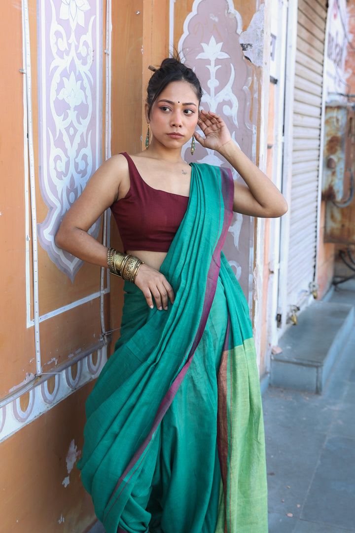 Khayal - Handwoven Pure Mulmul Cotton Saree