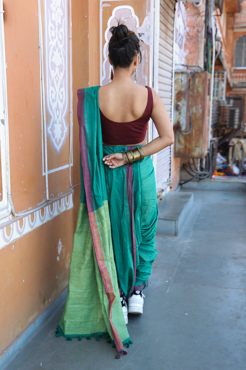 Khayal - Handwoven Pure Mulmul Cotton Saree