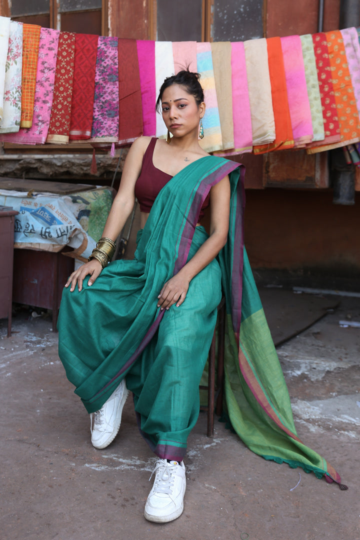 Khayal - Handwoven Pure Mulmul Cotton Saree