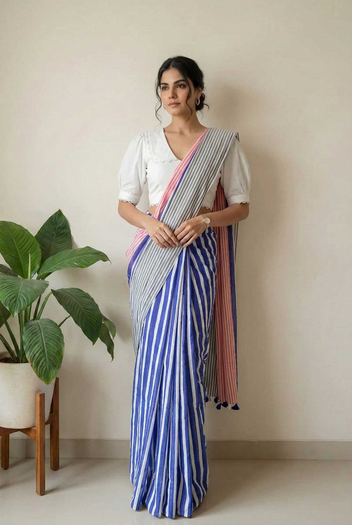 Laila × Vintage White Blouse (Pack of 2)