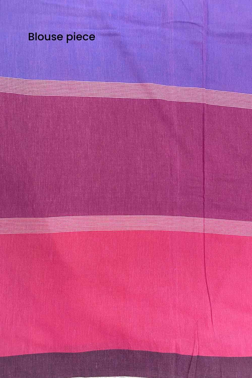 Power Play - Multicolour Checked Organic Cotton Saree