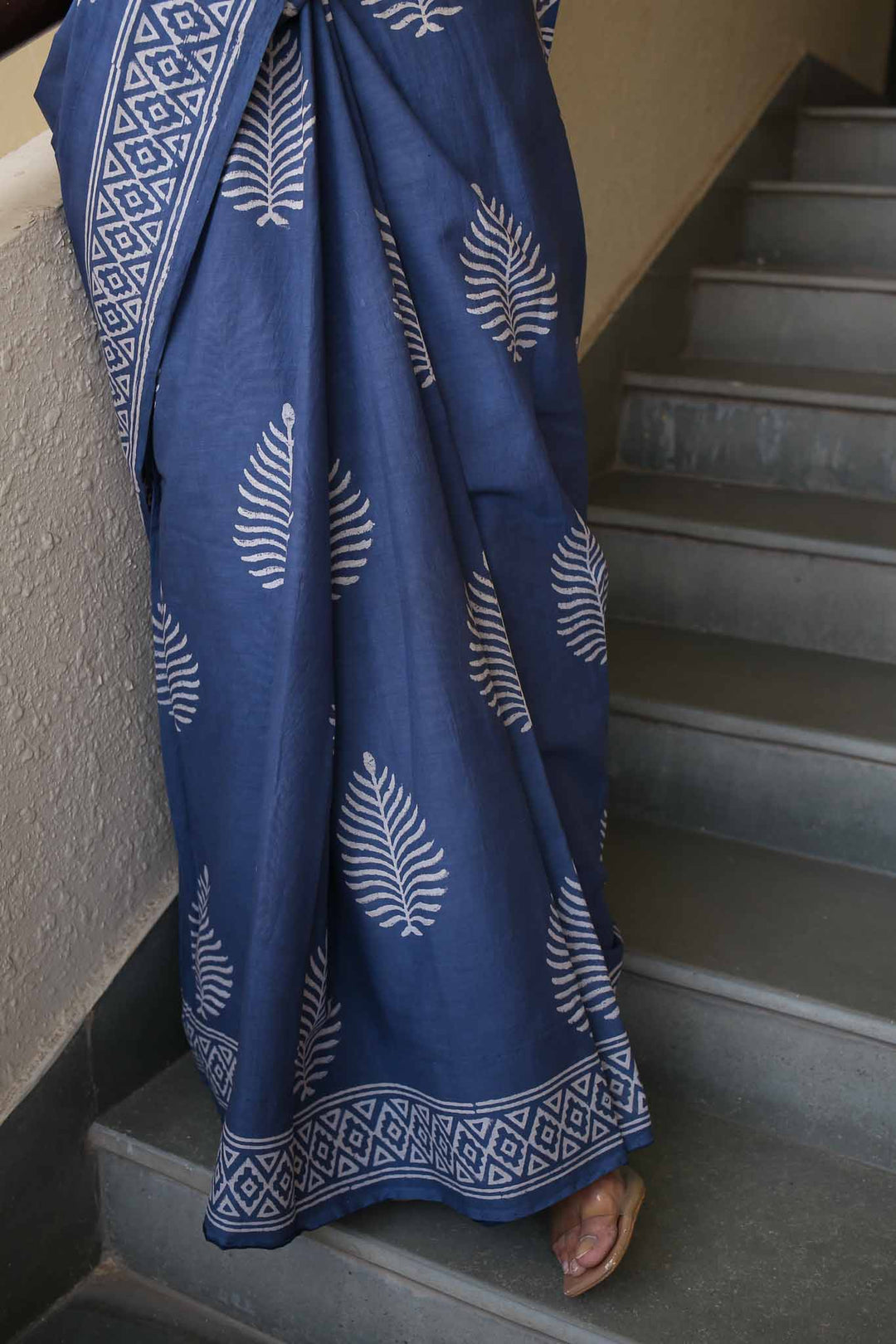Softly Yours Hand Block Print Mulmul Cotton Saree