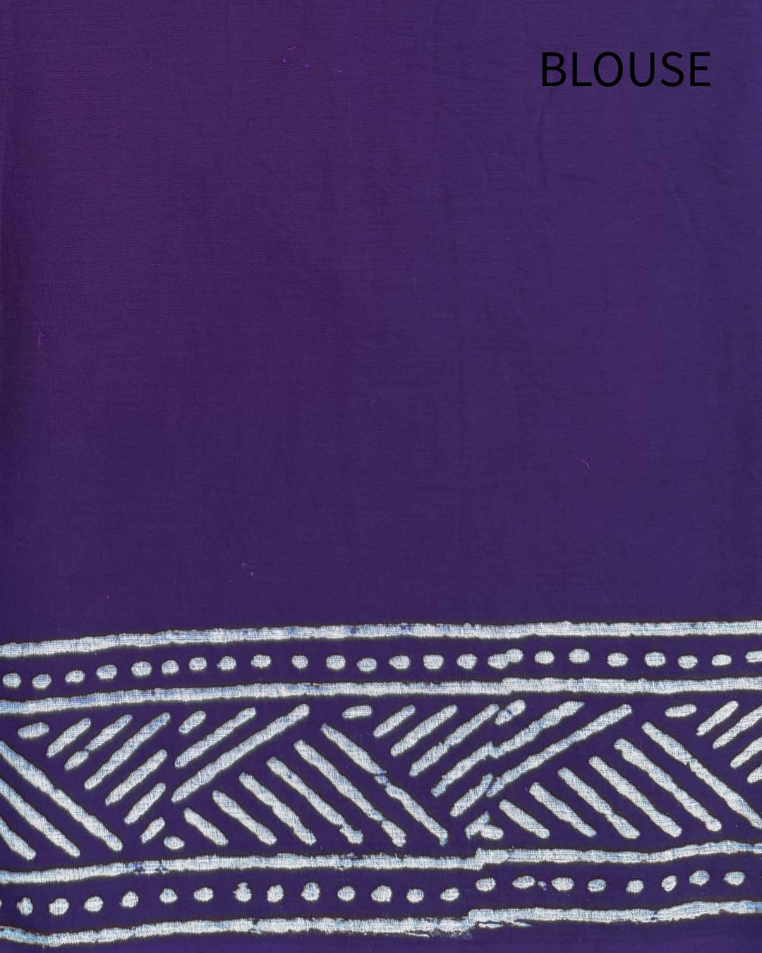 Feels like Purple Hand Block Print Mulmul Cotton Saree