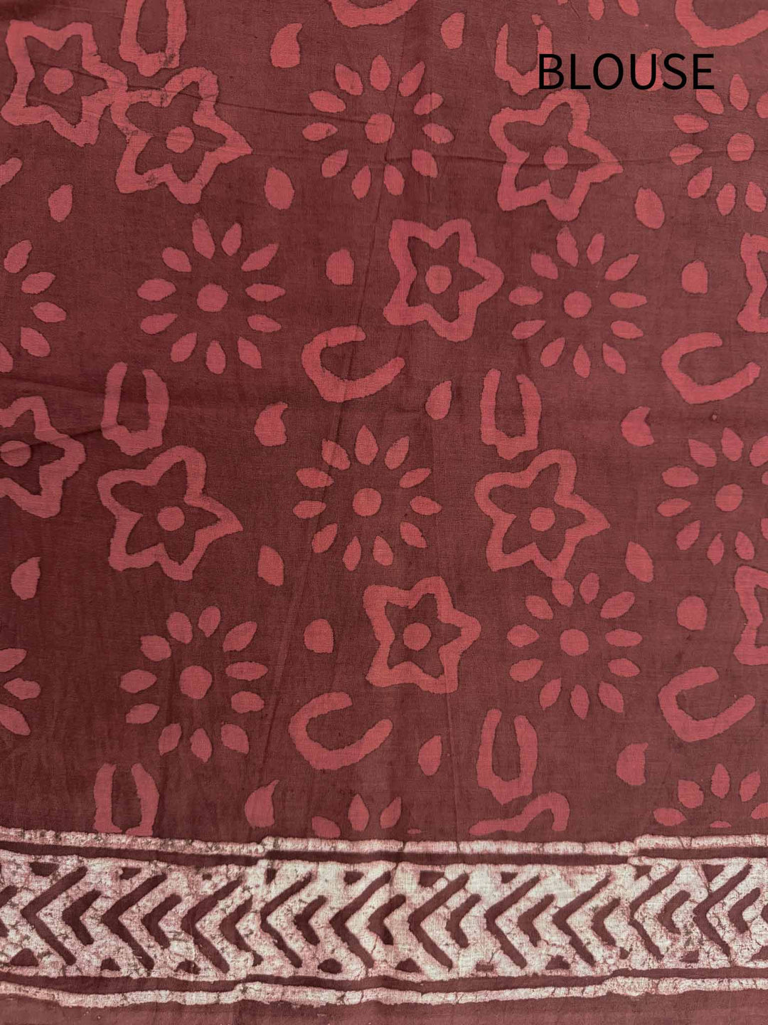 Feels Like Home Hand Block Print Mulmul Cotton Saree