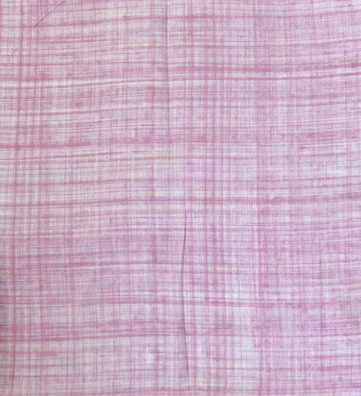 Pink Alley - Mul Cotton Hand Block Printed Saree