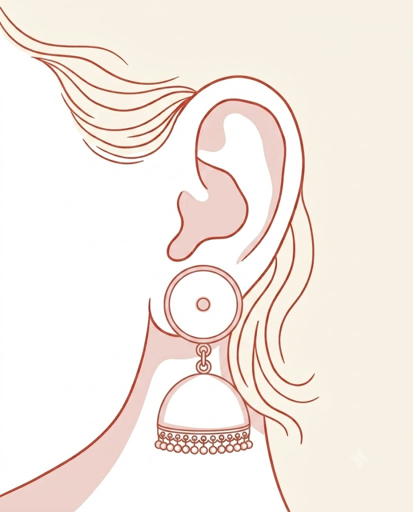 Antique Oxidized Silver Earrings