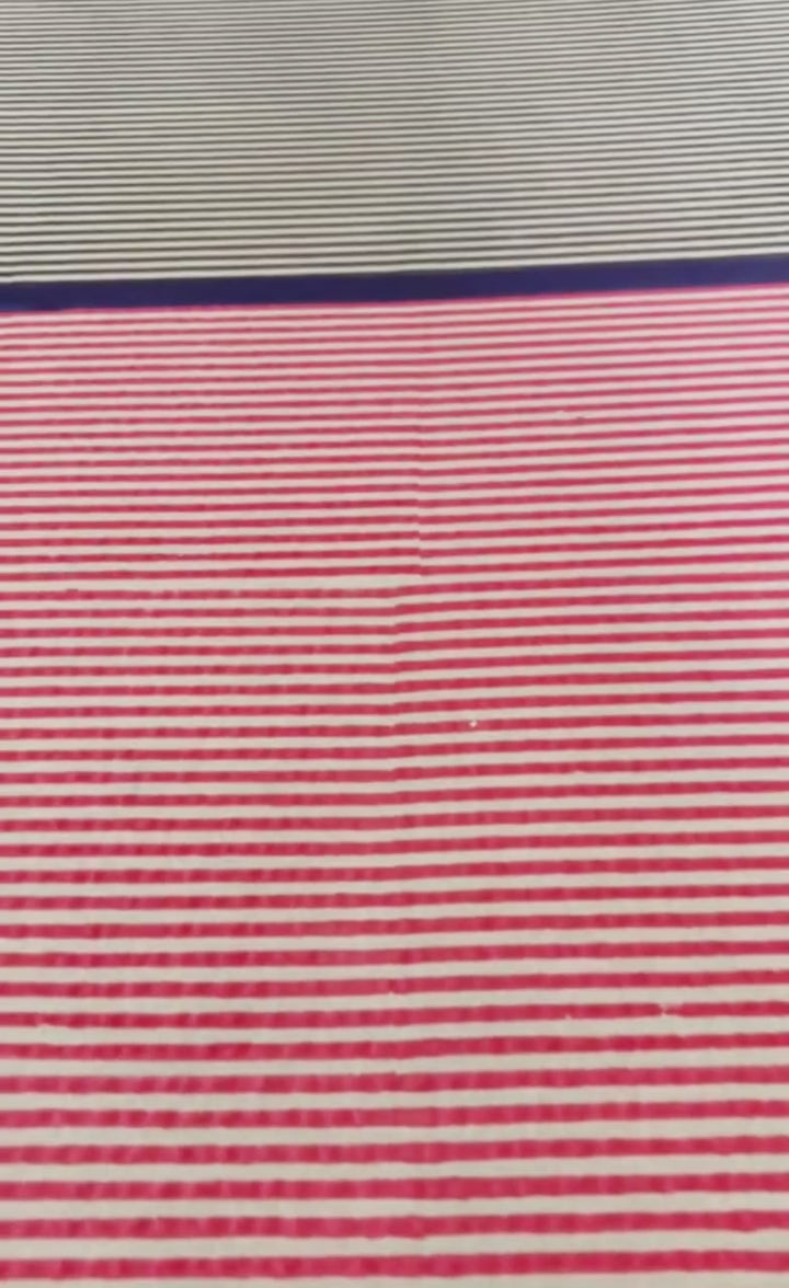 Laila Hand Block Print Mul Mul Cotton Saree
